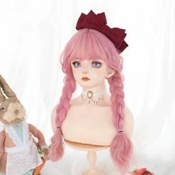 Unzzy Pink Long Curly Wig KF81461 14 Unzzy Pink Long Curly Wig KF81461