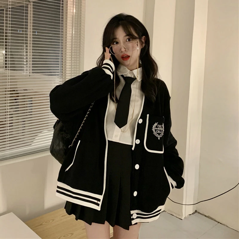 Unzzy HOT SALE All-match Baseball Uniform Jacket KF82255 6 Unzzy HOT SALE All-match Baseball Uniform Jacket KF82255