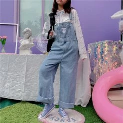 Unzzy HOT SALE Ulzzang Denim Overalls KF9451 10 Unzzy HOT SALE Ulzzang Denim Overalls KF9451