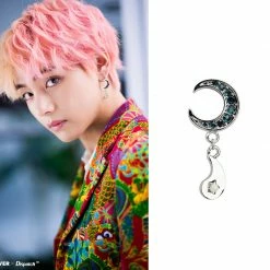 Unzzy BTS Moon Earrings KF80010