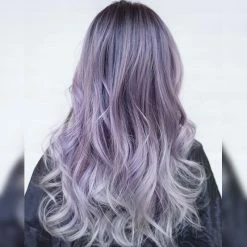 Unzzy Purple Gradient Big Wave Wig KF24076 11 Unzzy Purple Gradient Big Wave Wig KF24076