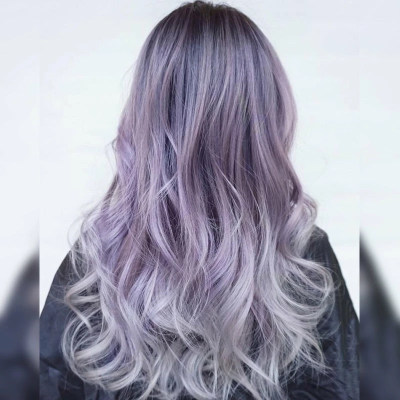 Unzzy Purple Gradient Big Wave Wig KF24076 3 Unzzy Purple Gradient Big Wave Wig KF24076