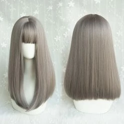 Unzzy Gray Long Straight Wig KF9265 HOT SALE