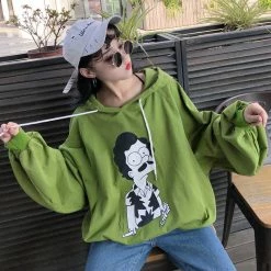 Unzzy Harajuku Sweater Hoodie KF24034 HOT SALE