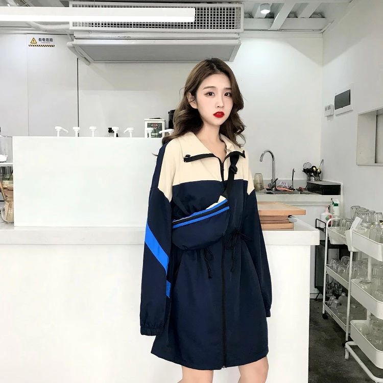 Unzzy Long Sleeve Windbreaker Jacket + Bag 2 Piece Set KF2340 HOT SALE 10 Unzzy Long Sleeve Windbreaker Jacket + Bag 2 Piece Set KF2340 HOT SALE