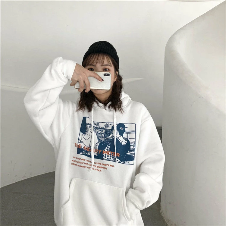 Unzzy HOT SALE Vintage Print Hoodie KF90134 3 Unzzy HOT SALE Vintage Print Hoodie KF90134
