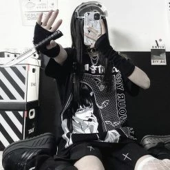 Unzzy HOT SALE Japanese Anime Harajuku T-shirt Kf82721