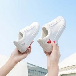 Unzzy Love Small White Shoes KF8007 HOT SALE