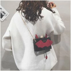 Unzzy HOT SALE Devil Square Bag KF90182