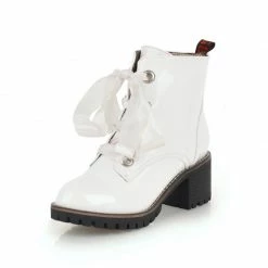 Unzzy HOT SALE Lolita Lace-up Martin Boots KF81143