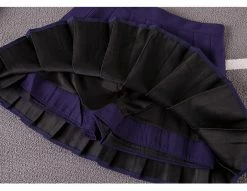 Unzzy Winter Wool Thicken High Waist Plaid Skirt KF25066 HOT SALE