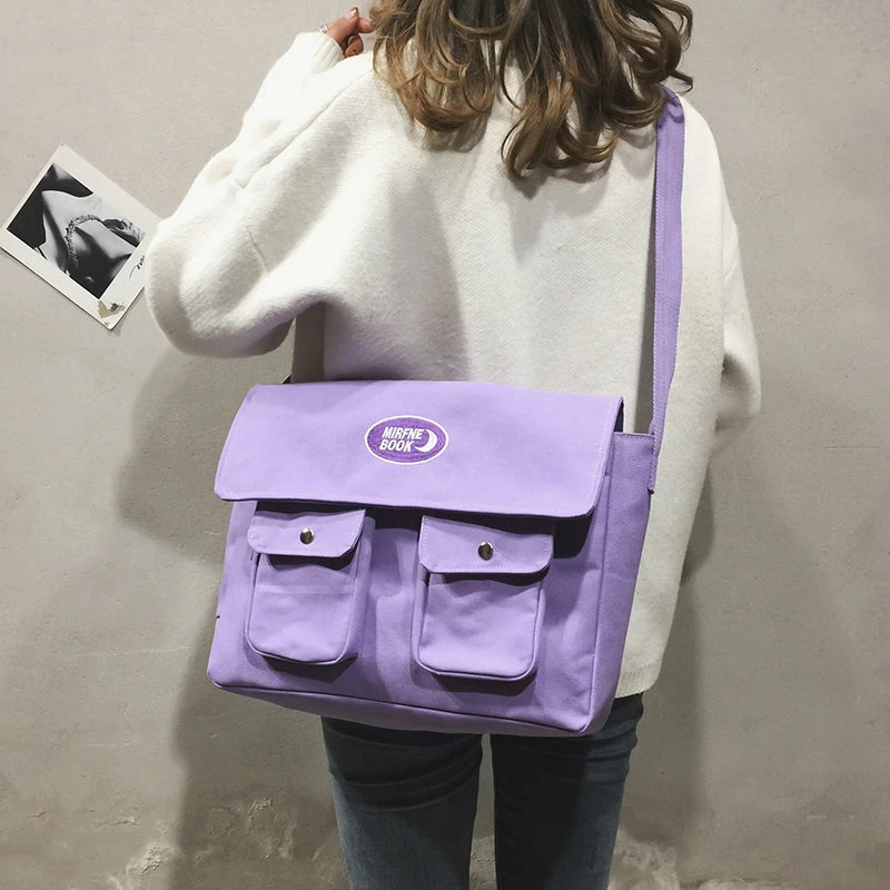 Unzzy HOT SALE Pastel Canvas Crossbody Bag KF908056 3 Unzzy HOT SALE Pastel Canvas Crossbody Bag KF908056