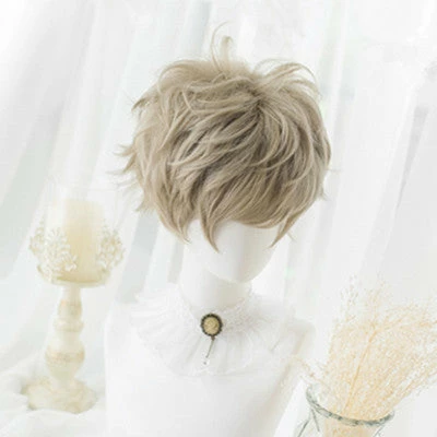 Unzzy HOT SALE Harajuku Short Roll Wig KF81181 4 Unzzy HOT SALE Harajuku Short Roll Wig KF81181