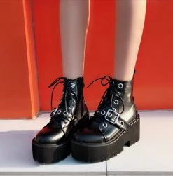 Unzzy HOT SALE Ulzzang Martin Boots KF81372