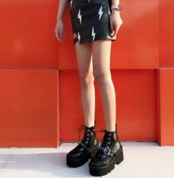 Unzzy HOT SALE Ulzzang Martin Boots KF81372 7 Unzzy HOT SALE Ulzzang Martin Boots KF81372