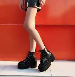 Unzzy HOT SALE Ulzzang Martin Boots KF81372 8 Unzzy HOT SALE Ulzzang Martin Boots KF81372