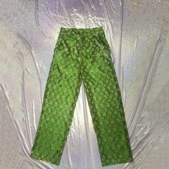 Unzzy HOT SALE Chain Green Pants KF90549 19 Unzzy HOT SALE Chain Green Pants KF90549
