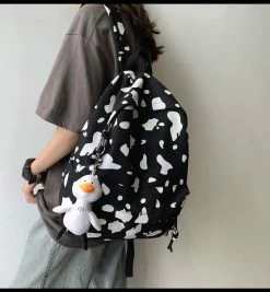 Unzzy Ulzzang Cow Backpack KF81859 11 Unzzy Ulzzang Cow Backpack KF81859