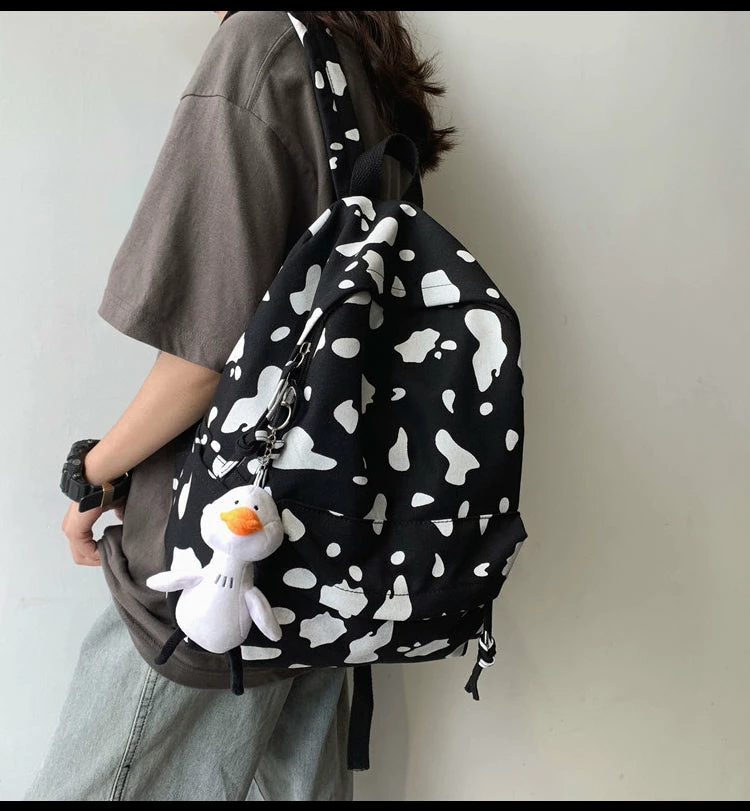 Unzzy Ulzzang Cow Backpack KF81859 4 Unzzy Ulzzang Cow Backpack KF81859