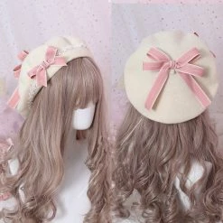 Unzzy Daisy Bow Beret KF9275 HOT SALE