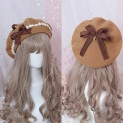 Unzzy Daisy Bow Beret KF9275 HOT SALE