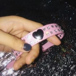 Unzzy Pink Love Necklace KF9165