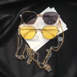 Unzzy HOT SALE Harajuku Chain Sunglasses KF90673