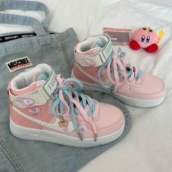 Unzzy Pink Casual Sneakers KF81712