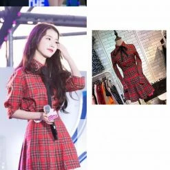 Unzzy HOT SALE Ulzzang Plaid Three-piece KF90105