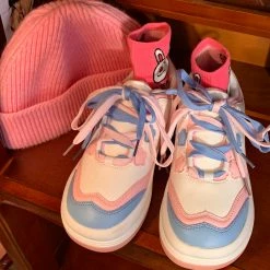 Unzzy HOT SALE Pink Casual Sneakers KF82448