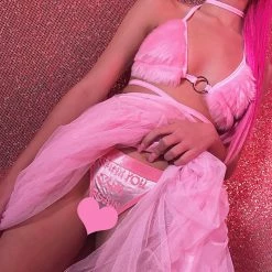 Unzzy Pink Plush Vest KF90298 10 Unzzy Pink Plush Vest KF90298