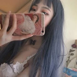 Unzzy Blue Long Straight Wig KF90497 HOT SALE