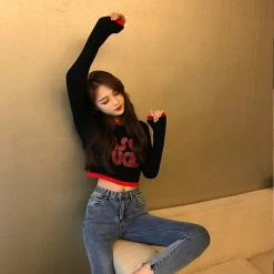 Unzzy Fashion Letter T-shirt KF80022