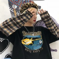 Unzzy Cartoon Print Sweatershirt KF90110 HOT SALE