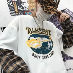 Unzzy Cartoon Print Sweatershirt KF90110 HOT SALE