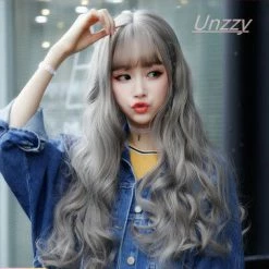 Unzzy HOT SALE Long Roll Big Wave Wig KF80049 12 Unzzy HOT SALE Long Roll Big Wave Wig KF80049