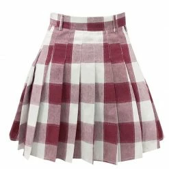 Unzzy Ulzzang Plaid Skirt KF90277 HOT SALE 11 Unzzy Ulzzang Plaid Skirt KF90277 HOT SALE