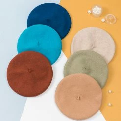 Unzzy All-match Woolen Beret KF82279 HOT SALE