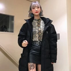 Unzzy HOT SALE Snakeskin T-shirt KF9518