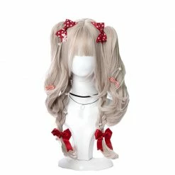 Unzzy HOT SALE Pink Brown Micro-curly Wig KF81697 7 Unzzy HOT SALE Pink Brown Micro-curly Wig KF81697