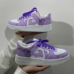 Unzzy Ulzzang Purple Sneakers KF82629 13 Unzzy Ulzzang Purple Sneakers KF82629