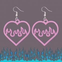 Unzzy Love Flame Earrings KF82123 HOT SALE