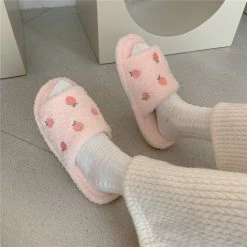 Unzzy Cute Plush Cotton Slippers KF82444 HOT SALE 9 Unzzy Cute Plush Cotton Slippers KF82444 HOT SALE