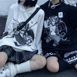 Unzzy Ulzzang Anime Sweatshirt KF81931 7 Unzzy Ulzzang Anime Sweatshirt KF81931