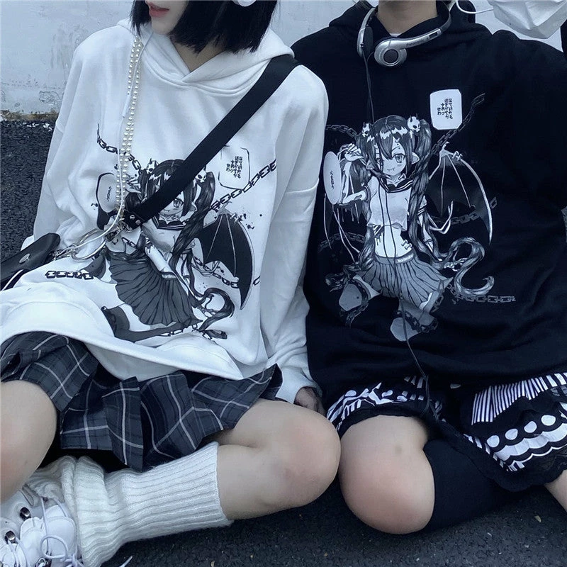 Unzzy Ulzzang Anime Sweatshirt KF81931 3 Unzzy Ulzzang Anime Sweatshirt KF81931