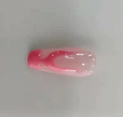 Unzzy Pink Flame Removable Wearable Nail Clip KF82084