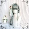 Unzzy Green Long Straight Wig KF82106