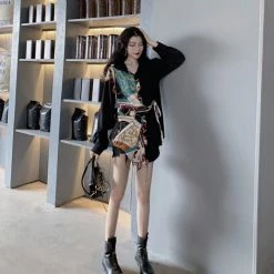 Unzzy Vintage Long Sleeve Shirt KF81684 HOT SALE