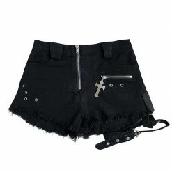 Unzzy Punk Denim Shorts KF81068