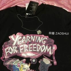 Unzzy Ulzzang Letter T-shirt KF90234